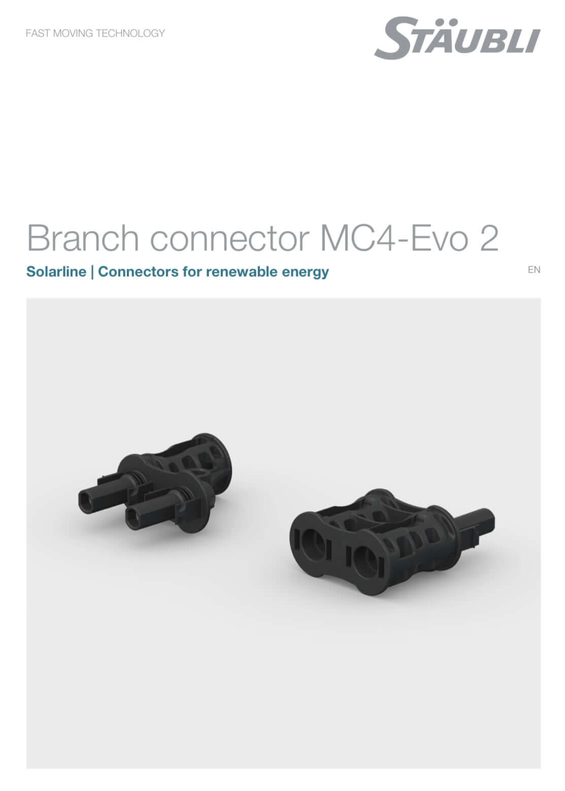Stäubli MC4 EVO2 "Female" Abzweigbuchse / Branch connector